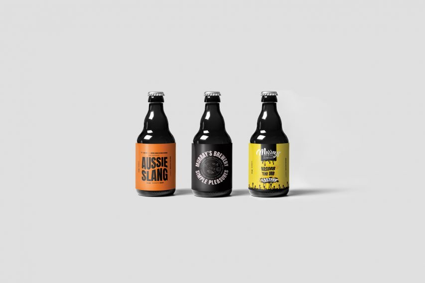 Murray's Brewery Beer Label Design