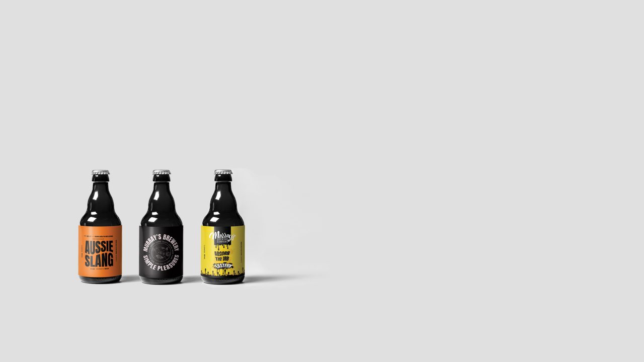 Murray's Brewery Beer Label Design